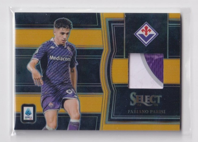 Panini Serie A SELECT 2023-24 Fabiano Parisi #/10 Gold Patch Serie A Fiorentina
