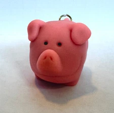 Pooping Pig Keychain Silly Key Chain
