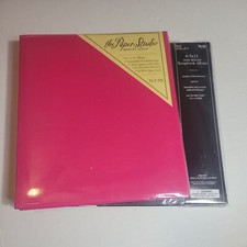 2 The Paper Studio Post Bound Scrapbook Albums 8.5" 11" Archival Black Pink