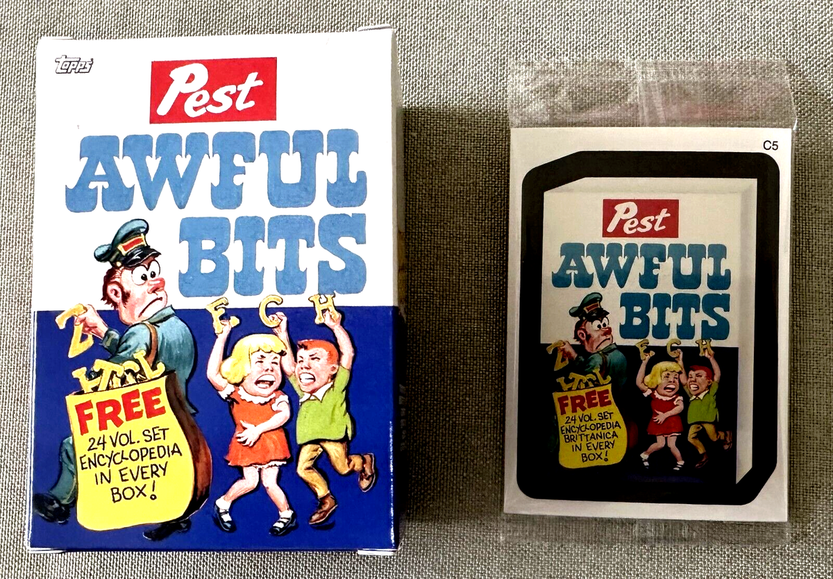 2010 TOPPS WACKY PACKAGES AWFUL BITS MINI CEREAL BOX & AWFUL BITS