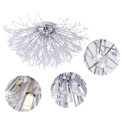 Modern Sputnik Chandelier Fireworks Pendant Light Crystal Ceiling Light Fixture