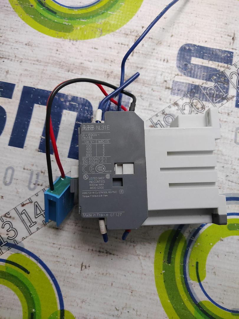 ABB NL31E CONTACTOR RELAY WITH DETAS DS1A24230