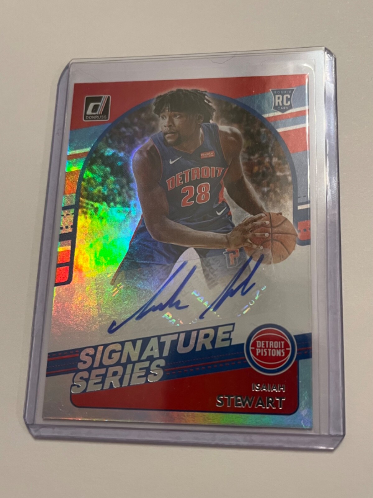 2020 Donruss Signature Series Isaiah Stewart #SG-IST