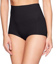 Yummie 261876 Women's Ultralight Seamless Black Shapewear Short Size S/M