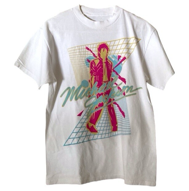Michael Jackson Beat It T-Shirt Adult Size XL White Pink NWOT 