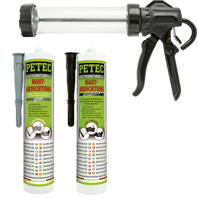 Petec Multifunctional Seam Sealer Grey Black 310ml Choice + Express P...