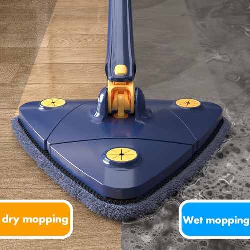 Triangel Wischmopp Set, Reinigungsmopp 360° Drehbar, Dreieckig Verstellbar DE - Bild 16 von 19