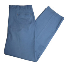 VINTAGE MEN'S LIGHT BLUE FLAT FRONT PANTS - HAGGAR - 36 X 32