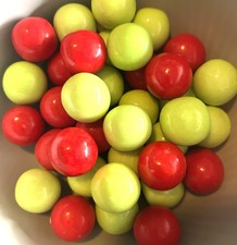 Cherry Lime Gum Balls 2 LB Dubble Bubble 1" Bulk Vending Machine Gumballs