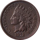 1878 Indian Cent