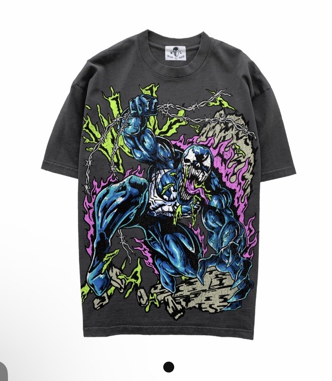 WARREN LOTAS Comic Book Alien Villain Symbiote Venom Tee T-Shirt