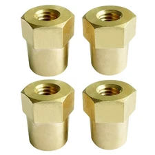 Ampper 3/8-16 Thread Female Brass Battery Terminal Post Adapter Battery