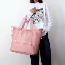 Extendable Women's Large Capacity Storage Luggage Handbag Leisure Travel Duffle 