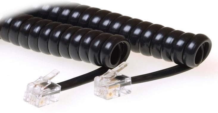 MicroConnect MPK10400 RJ10-RJ10 4M M/M Black