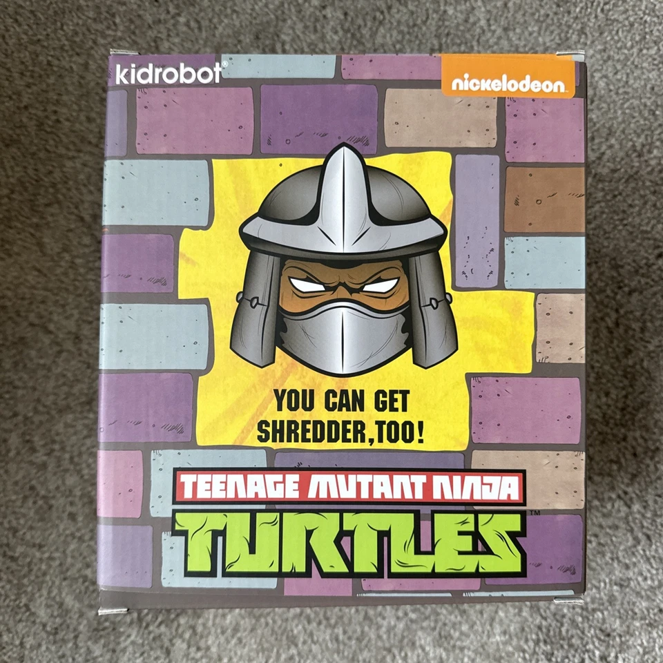 Figura Vinilo TMNT Kidrobot Serie 2 Tortugas Ninja Adolescentes Mutantes TRICERATON 7 Pulgadas Foto 3 de 3