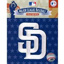 San Diego Padres Team Sleeve 'SD' White Letter Logo Hat Jersey Sleeve MLB Patch