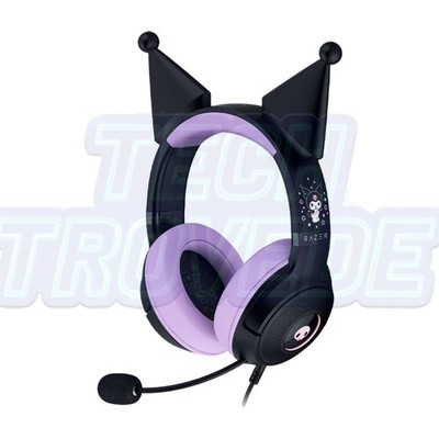 Razer x Sanrio Kuromi Kraken V2 Wired Headset Headphone Limited Edition Gift
