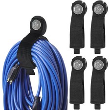 4PCS Magnetic Cable Storage Straps Heavy Duty, Extension Cord Holder Magnet H...