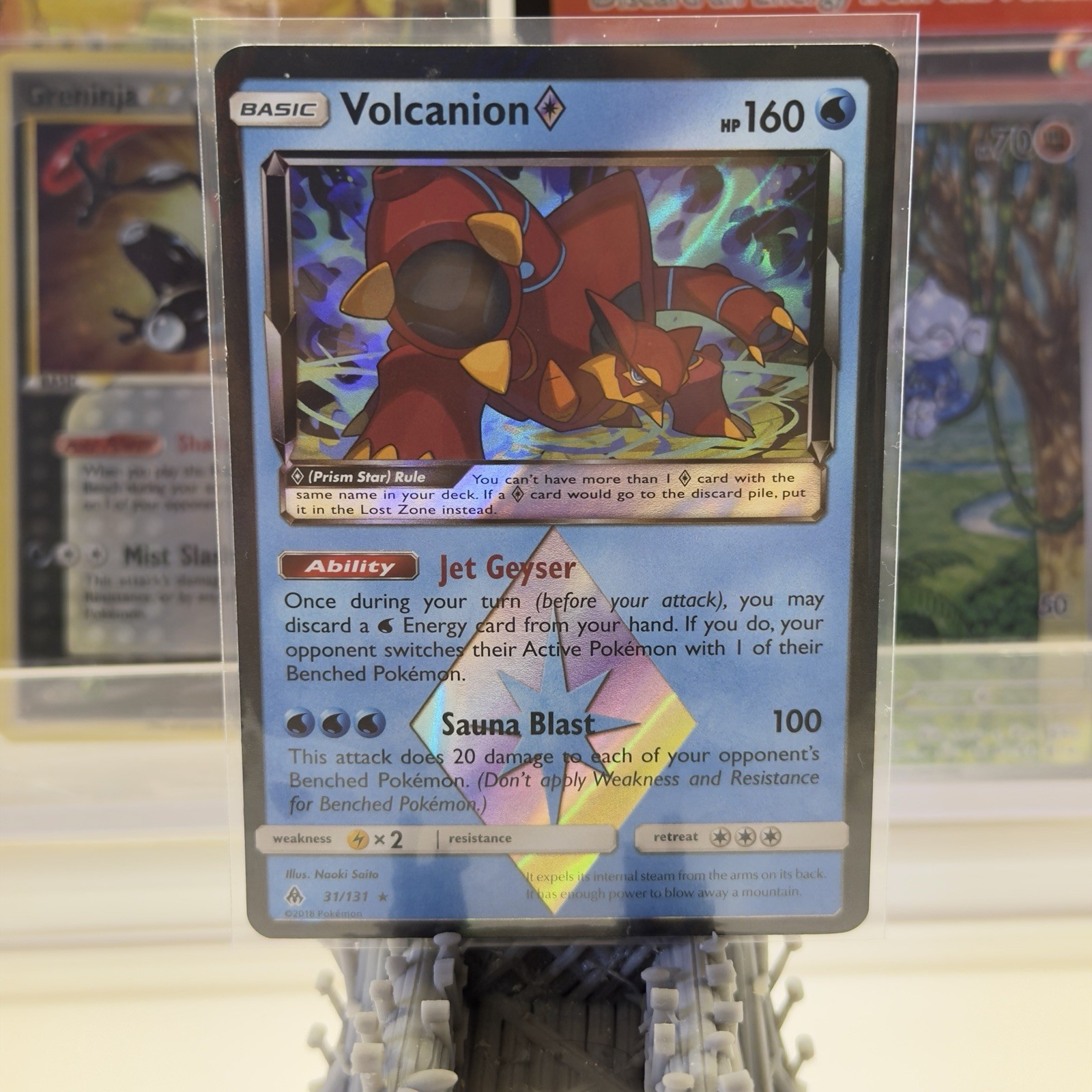 Pokemon TCG Volcanion ◇ 31/131 Prism Star Forbidden Light Pokemon Holo NM/M