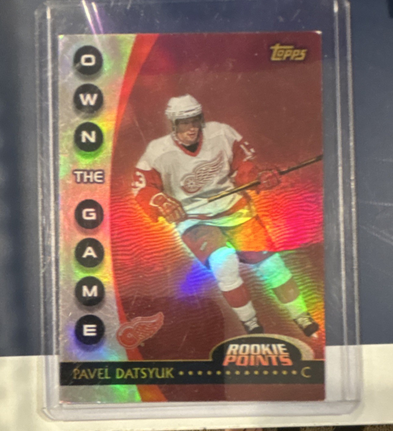 Topps 2002-03 Own the Game Rookie Insert Pavel Datsyuk Red Wings #OTG15