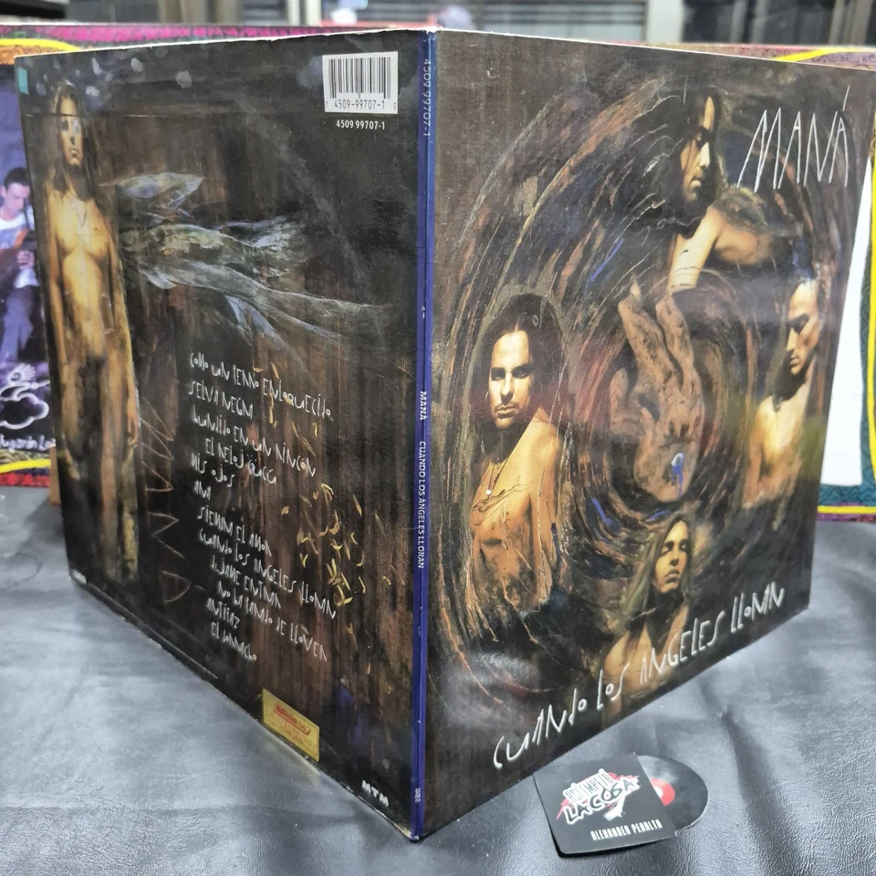 Maná – Cuando Los Ángeles Lloran -Latin, Rock, Pop, Colombia, 1995 Caifanes Foto 3 de 4