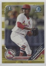 2019 Bowman Chrome Prospects Yellow Refractor /75 Genesis Cabrera #BCP-142 13iq
