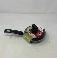 T-fal Easy Care Nonstick One Egg Wonder Fry Pan 4.5" with Glass Lid - Black