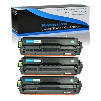 3PK CLT-C504S Cyan Toner Cartridge for Samsung 504S CLP-415 CLP-415N CLP-415NW