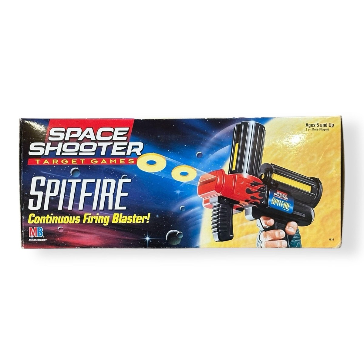 Spitfire Space Shooter Gun Target Game By Milton Bradley Brand New