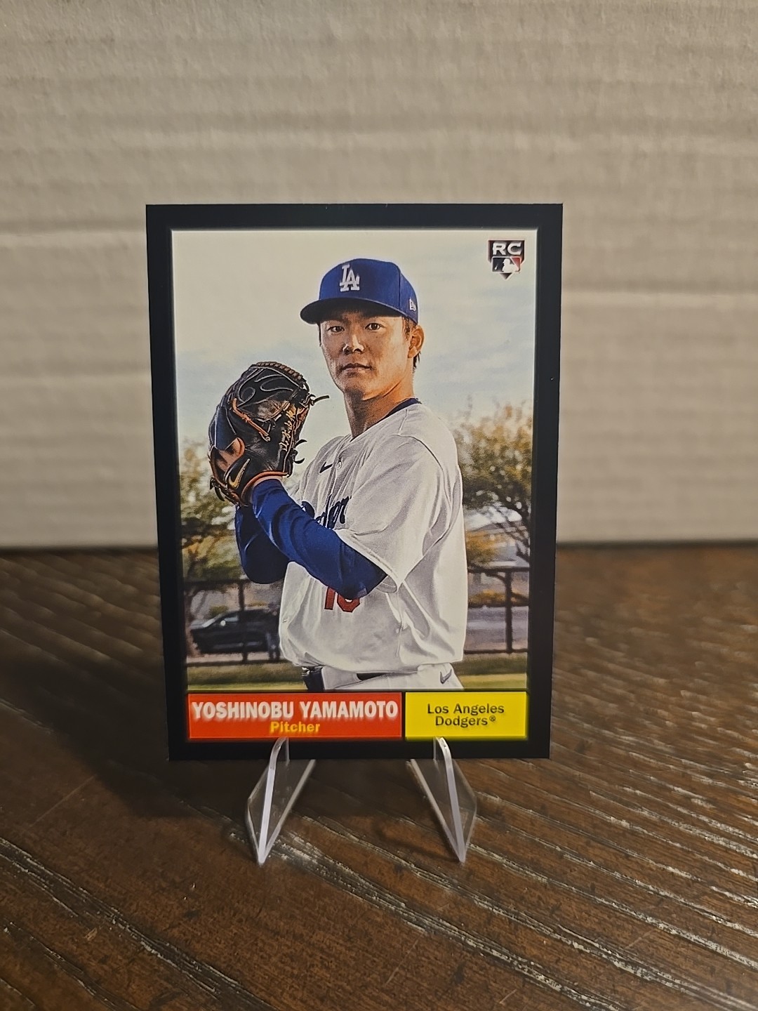 2024 Topps Archives - 1961 Topps Yoshinobu Yamamoto #61 Black Foilboard (RC)
