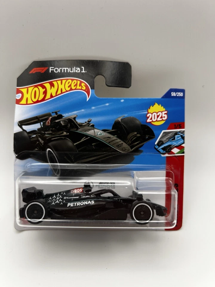 Hot Wheels Mercedes AMG Petronas F1 2025 Track Aces Formula One Team 59/250