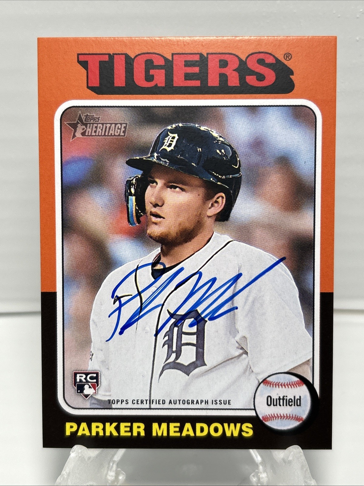 2024 Topps Heritage High Number - Real One Autographs Parker Meadows #ROA-PM...