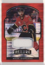 2020-21 Upper Deck Allure Red Rainbow Jerseys Mark Giordano #34 0a4