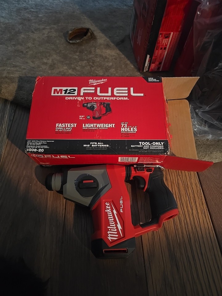 Perceuse-visseuse à Percussion Milwaukee M12 FUEL 2508-20 12V SDS Plus 5/8" - Outil Nu