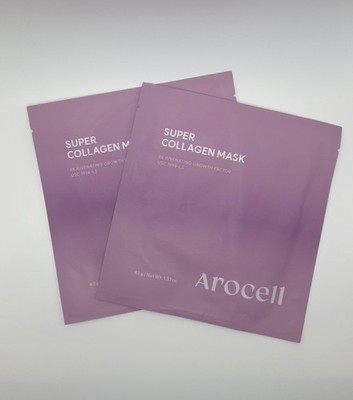AROCELL Super Collagen Mask (2) Deep Hydration Pore Tightening Overnight Glow