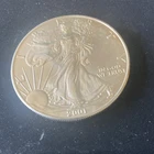 U.S. Mint American Eagle 1 oz Silver Coin 2001 0.999 Fine Business Uncert