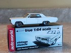 AUTO WORLD 1/64, 1964 Pontiac Grand Prix, White - Loose w/Box!