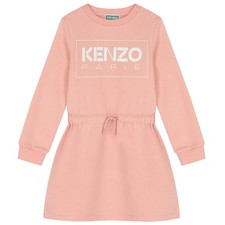 Kenzo Kids Box Logo Sweatshirt Dress