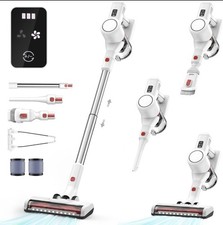 Cordless Vacuum Cleaner P9-W Stick Vacuums -Electric Brooms Powerful Lightweight