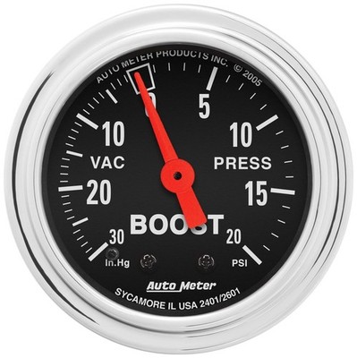 AUTO METER #2401 0-20/0-30 Turbo Boost