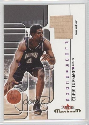 2001-02 Fleer Maximum Floor Score Court Chris Webber HOF 9bp