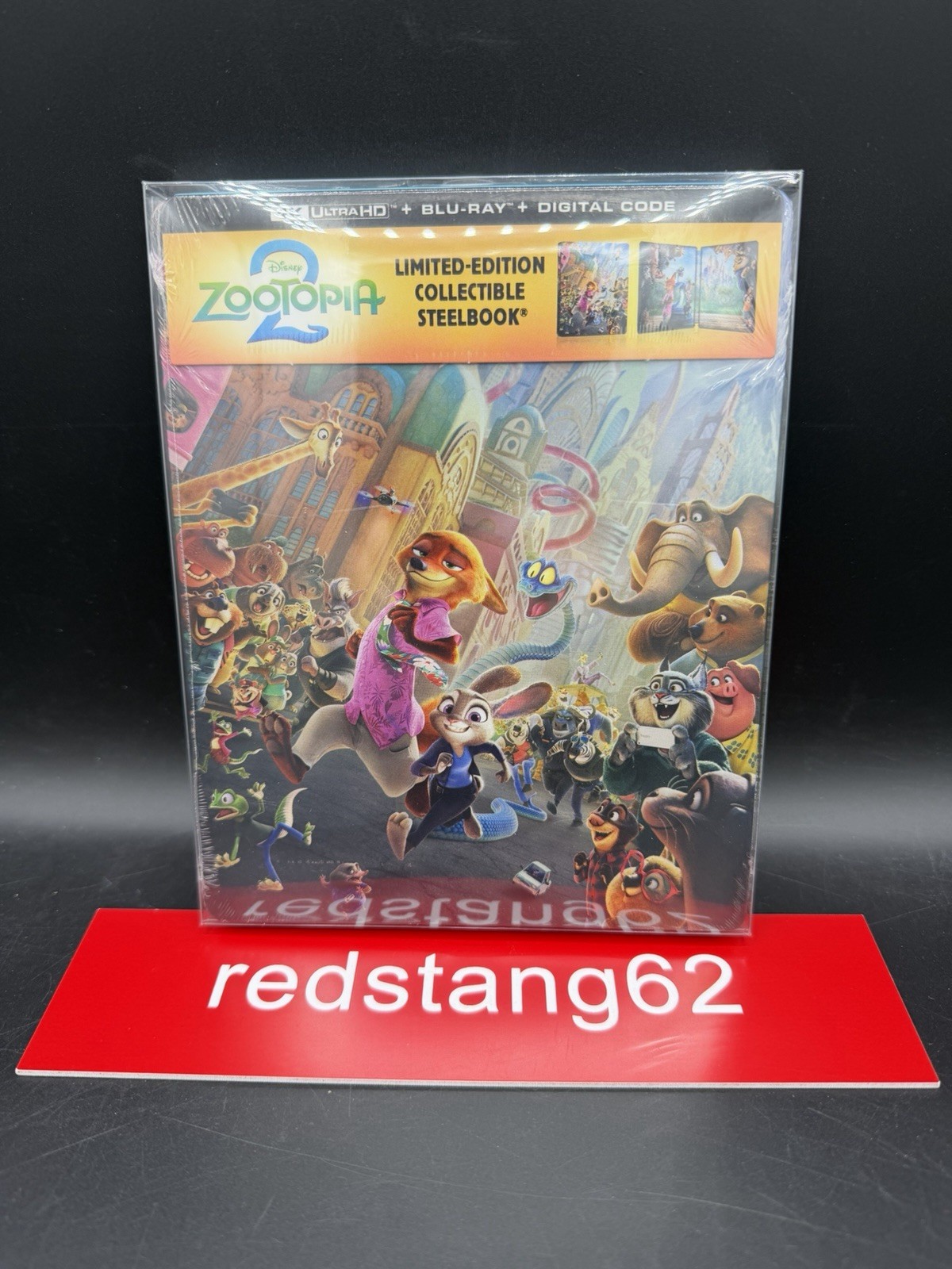 IN HAND Disney Zootopia 2 US Steelbook (4K UHD Blu-ray Digital) Limited Edition