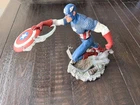 MARVEL GALLERY CAPTAIN AMERICA 10" PVC DIORAMA TOY FIGURE STATUE AVENGERS SHIELD