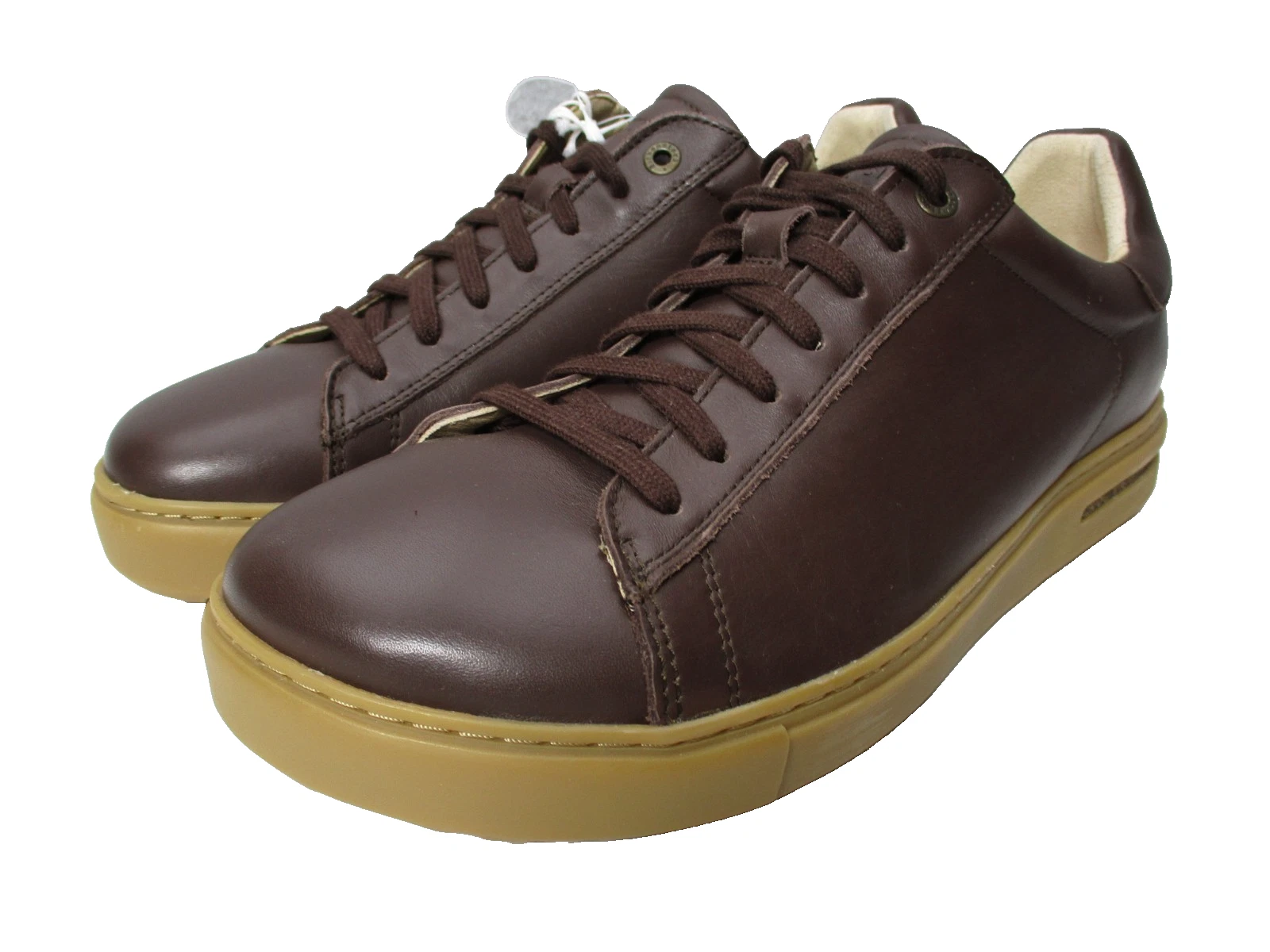 Birkenstock Bend Low II Mens Casual Shoes Sz 12 Brown Roast Leather Sneakers
