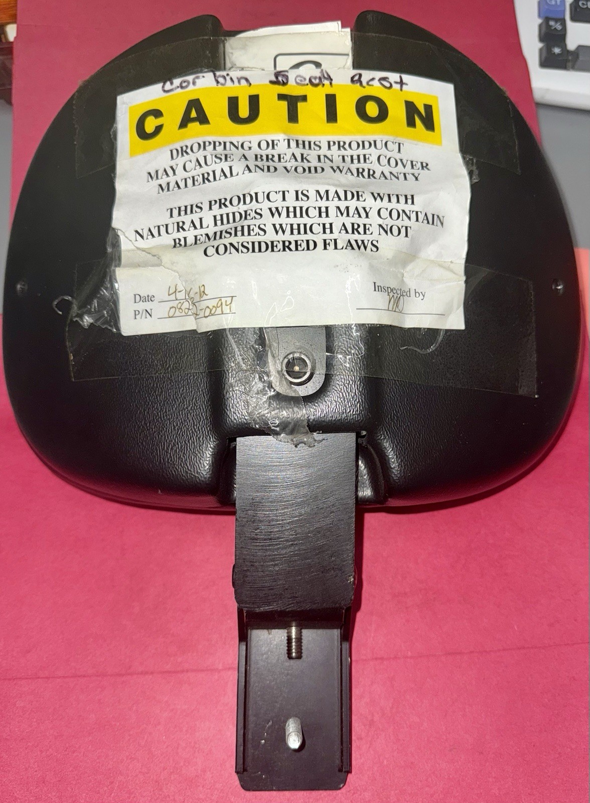 Danny Gray 1092 large Bigseat backrest/seat rest 0822-0094 new