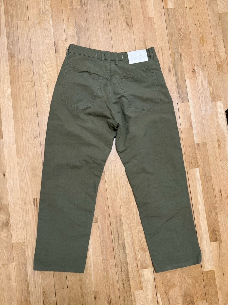 Margiela MM6 Olive Pants Men's Size 34 | eBay