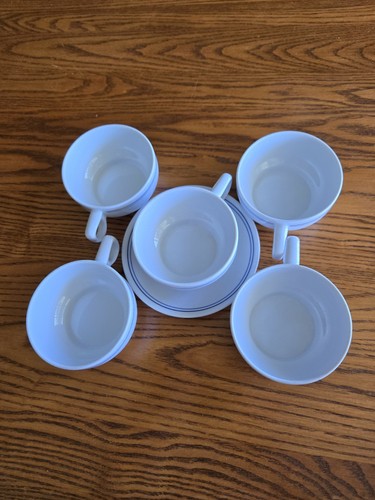 Northwest Airlines Vintage 5 cups and 1 saucer Siam Fine China