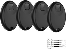 4 Pack, Bluetooth Key Tracker with Apple Find My iOS Only , Item Finder Locator