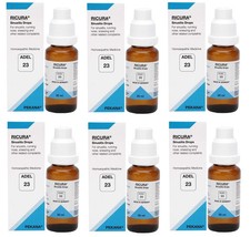 ADEL 23 Sinusitis Drops Pack of 6 Natural Homeopathic Remedy for Sinus Wellness