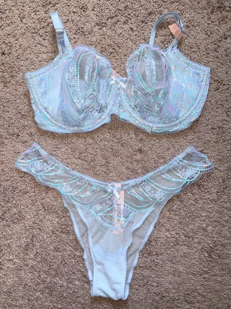 Victoria's Secret Sequin Blue Bras & Bra Sets for Women for sale